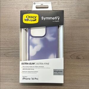 New OtterBox Symmetry Series iPhone 16 Pro Case - Lavender Sky